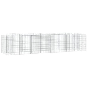 Łukowaty kosz gabionowy, 400x100x100 cm, galwanizowane żelazo