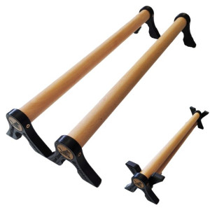 Paraletki do Kalisteniki Składane 50cm Drewniane
