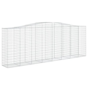 Łukowaty kosz gabionowy 400x50x140/160 cm, galwanizowane żelazo
