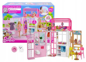 BARBIE DOMEK DLA LALEK kompaktowy rozkładany