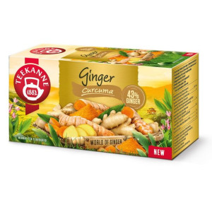 Teekanne Ginger Curcuma 20 kopert
