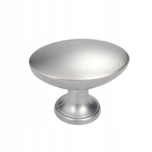Gałka do mebli owalna GP09 ALUMINIUM