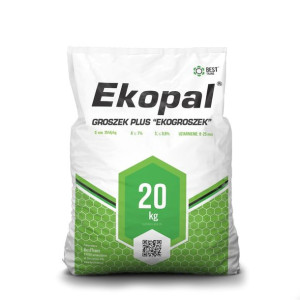 GROSZEK PLUS "EKOGROSZEK EKOPAL" kaloryczność 26-27,5MJ/kg 1000 kg