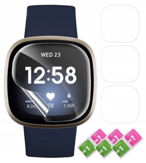 Folia Hydrożelowa 3 Szt Do Fitbit Sense Ochronna