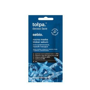 Nocna maska do twarzy bloker sebum TOŁPA sebio 8ml