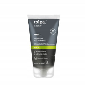 Węglowy żel do mycia twarzy TOŁPA pure 150 ml
