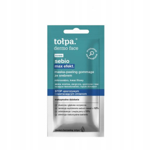TOŁPA Maska-peeling gommage ze srebrem 8ml