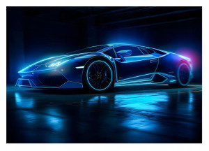 Fototapeta Dla Dzieci Tapeta MŁODZIEŻOWA Auto Samochód Sport 416x254