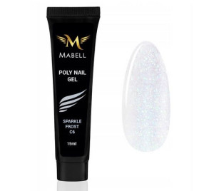 Mabell Poly Nail Gel Acrylic akrylożel 15g Frost