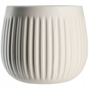 Kadax Doniczka Ceramiczna 12cm Osłonka Biała