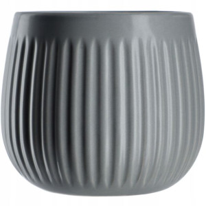 Kadax Doniczka Ceramiczna 14cm Osłonka Szara