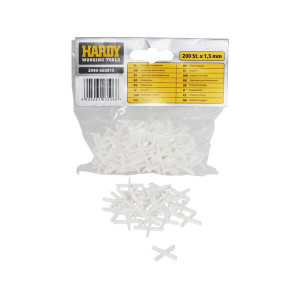 Krzyżyki dystansowe do płytek glazury 1,5 mm 200 szt.