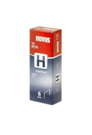 Zszywki typ H 37/6 NOVUS super twarde 5000sz NOVUS