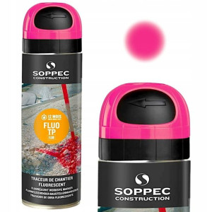 Farba geodezyjna spray marker FLUO TP różowa
