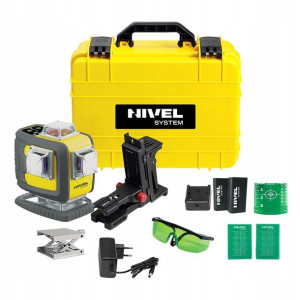 Laser krzyżowy Nivel CL4D-G 4x360 zielony