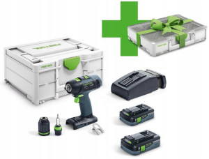 Akumulatorowa wiertarko-wkrętarka T 18+3 FESTOOL
