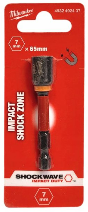 Nasadka magnetyczna udarowa HEX 7mm 65mm Milwaukee