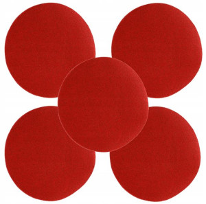 Krążki ścierne papier 125 mm K80 5 szt VERTO