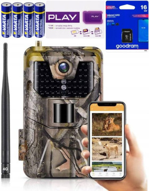 Zestaw HC900PRO Kamera Leśna Fotopułapka APLIKACJA