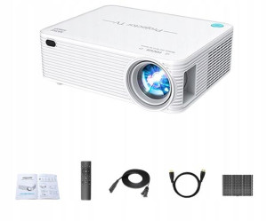Projektor WISELAZER 1080P WiFi BT USB HDMI