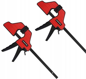 Zestaw 2x Ścisk zacisk stolarski 21cm