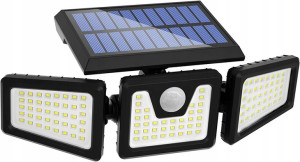 Lampa solarna z czujnikiem ruchu 118LED IP65 8,5W