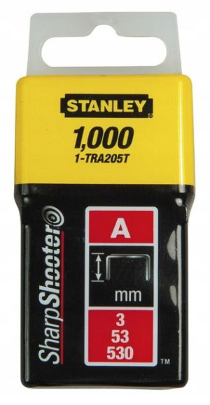 Stanley Zszywki Typ A 6mm 1000 Szt. 1-tra204t