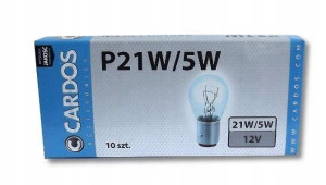 Żarówka samochodowa CARDOS 12/21/5 P21/5W 10szt.