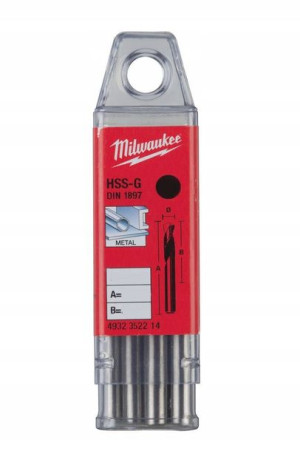 Wiertła do metalu krótkie 4,0 10 szt. MILWAUKEE
