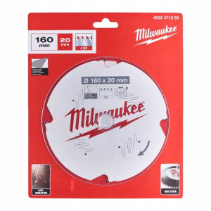 Tarcza cement włókno szklane 160 20 4z Milwaukee