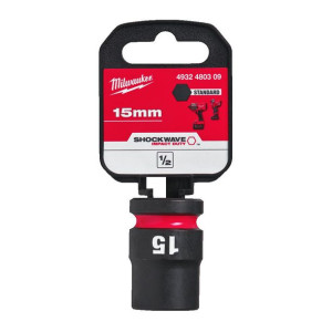Nasadka udarowa 1/2 krótka 15 mm MILWAUKEE