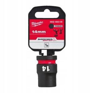 Nasadka udarowa 1/2 krótka 14 mm MILWAUKEE