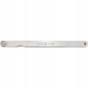 Szczelinomierz 200mm 17listków 0,02-1 Mm Yato