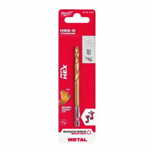 Wiertło do metalu HSS-G Tin 5,5 1/4 HEX MILWAUKEE