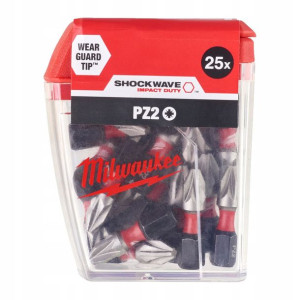 Bit Shockwave CD PZ2 25mm-25szt. Milwaukee
