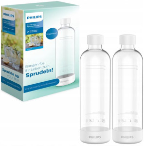 Butelka Philips do saturatora biała 1L 2 sztuki