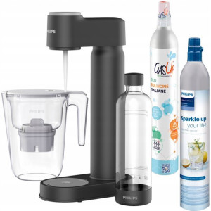Saturator do wody gazowanej, dzbanek Philips, CO2