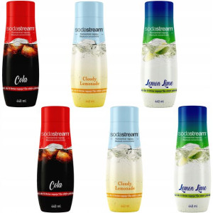 SODASTREAM Zestaw koncentratów 6 syropów - 3 smaki