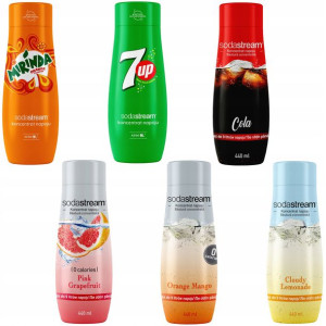 SODASTREAM Zestaw koncentrat 6 smaków syropów
