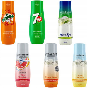 SODASTREAM Zestaw koncentratów 6 smaków syrop