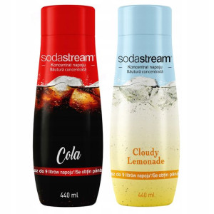 SODASTREAM Koncentrat zestaw COLA + LEMONIADA