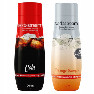 SODASTREAM Koncentrat zestaw COLA + ORANGE-MANGO