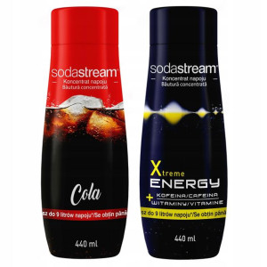 SODASTREAM Koncentrat zestaw COLA + ENERGY