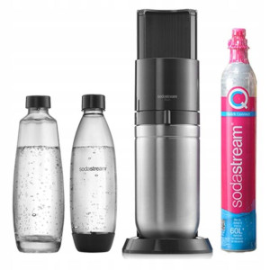 SODASTREAM saturator DUO czarny + 2 butelki 1L