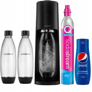 SODASTREAM Saturator TERRA czarny + GRATIS PEPSI