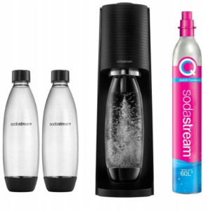 SODASTREAM TERRA saturator do wody + 2 butelki 1L