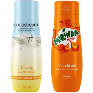 SODASTREAM Koncentrat zestaw MIRINDA + LEMONIADA