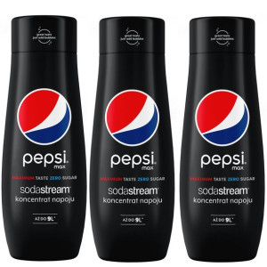 SODASTREAM Zestaw koncentratów 3 x PEPSI MAX 440ml
