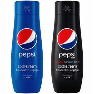 SODASTREAM Zestaw koncentratów PEPSI + PEPSI MAX