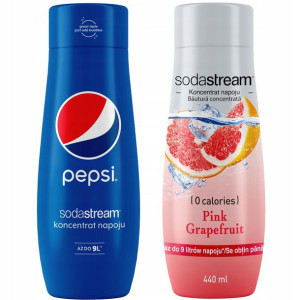 SODASTREAM Zestaw koncentratów PEPSI + GRAPEFRUIT